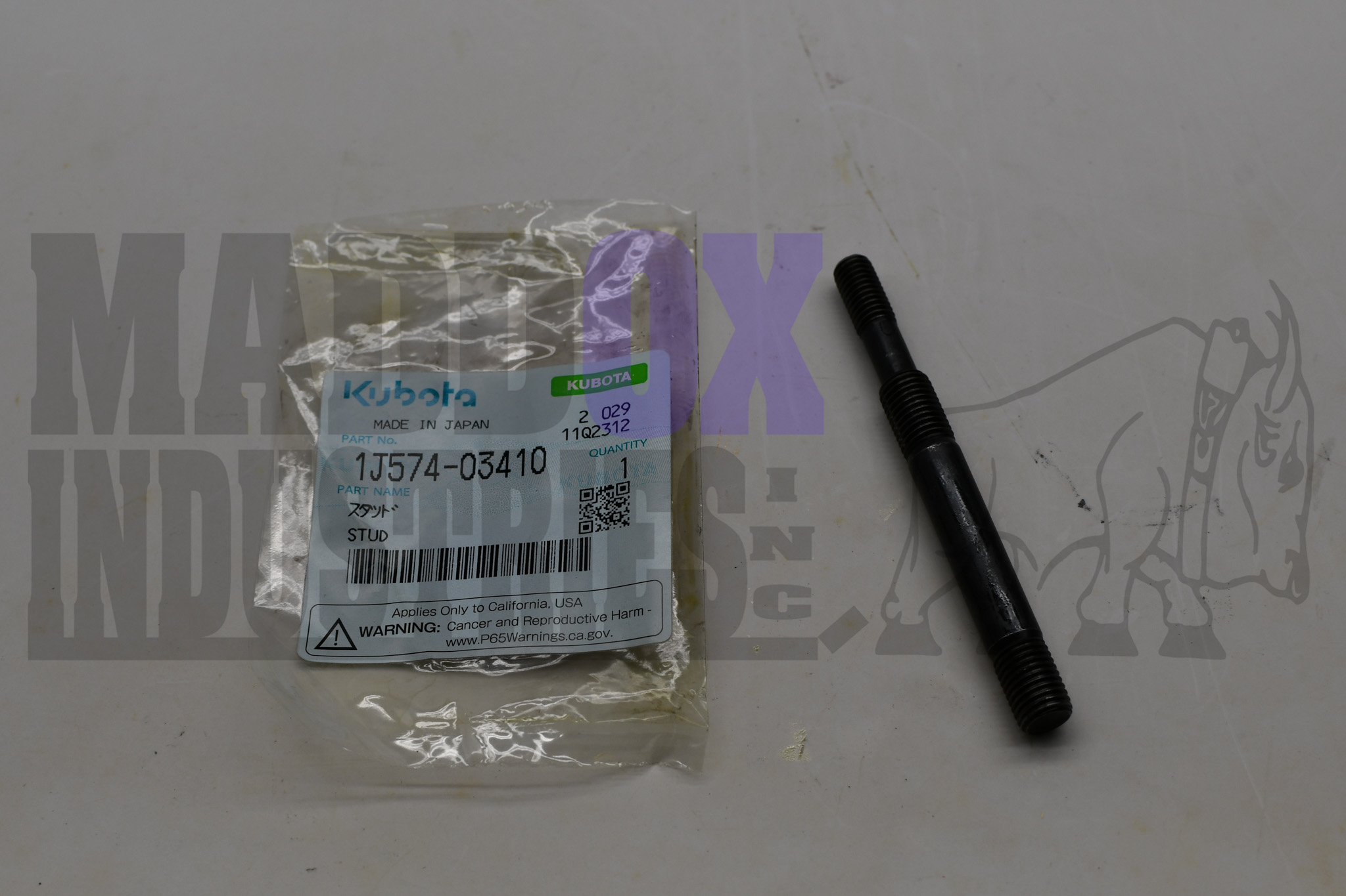 Kubota 1J574-03410 Stud